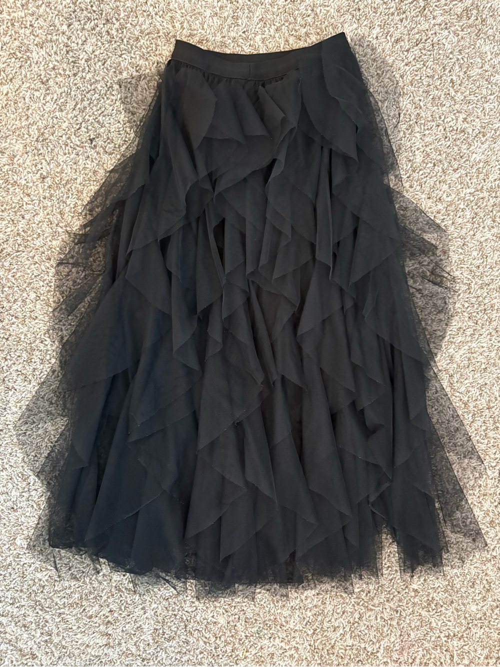 Chicwish Black Dress with Red Accent